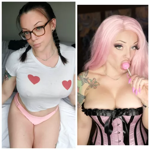 Weekday vs. Weekend 💕✨️ by Bimbo_Katie