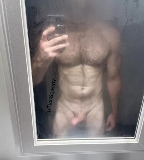 A steamy post workout shower (m) by DocSqwerty