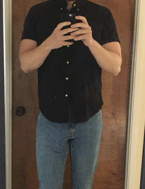 About to step out…Is it too obvious? by Biggertheshoe2