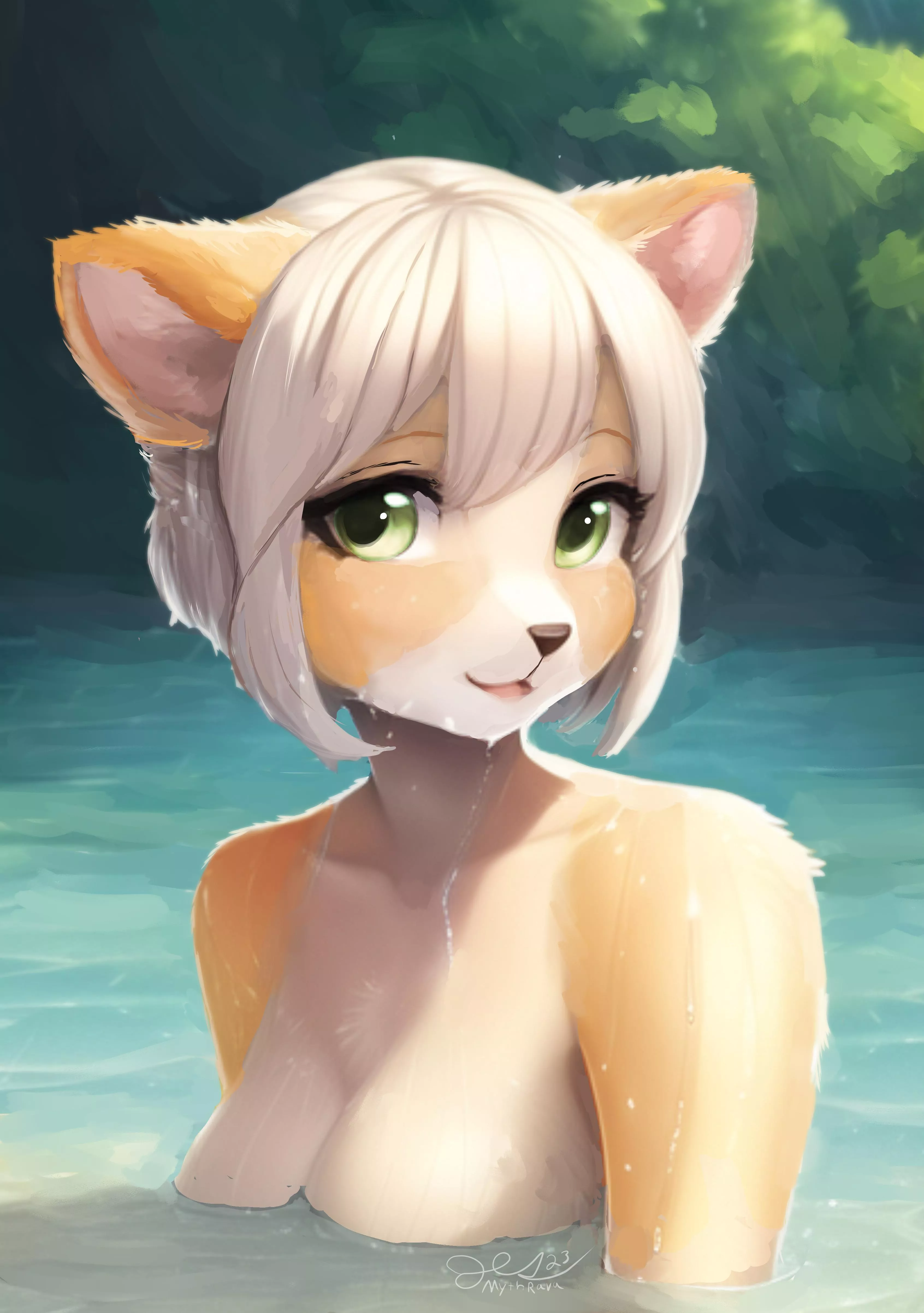 Alani Swimming Painting posted by MythRava