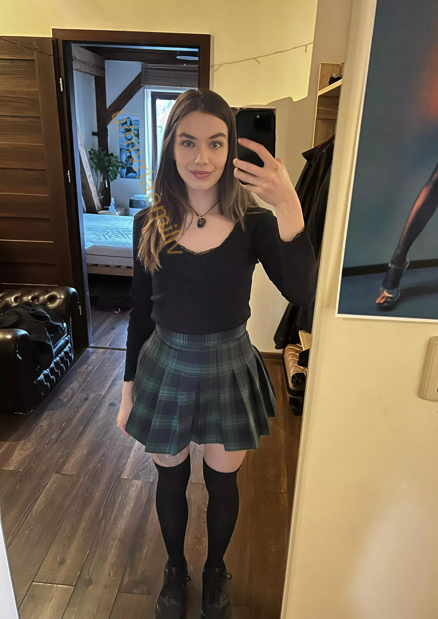 Casual selfie before Easter walk posted by mvriaemiliv