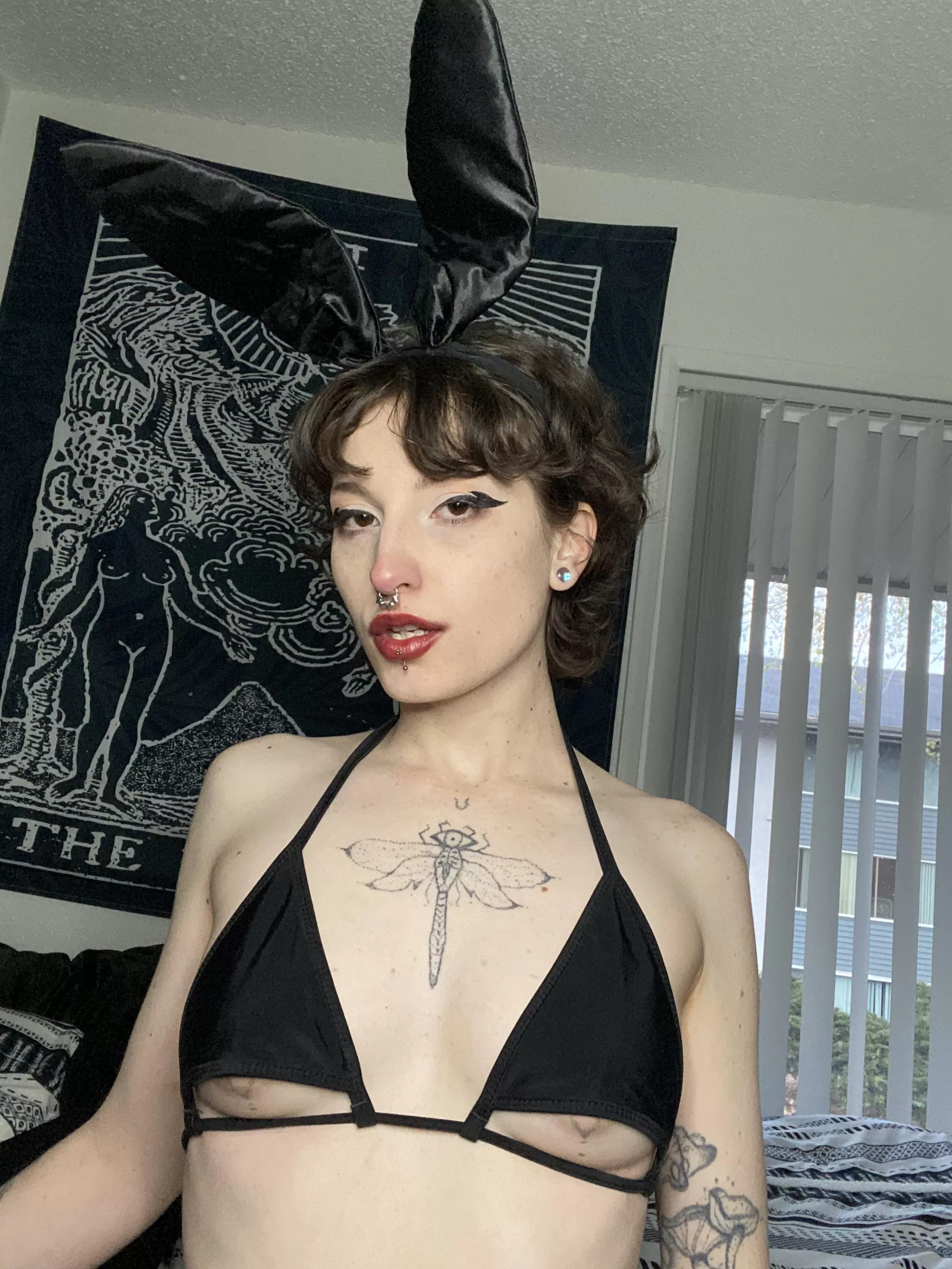 Debating if I wanna keep it this length or grow it out posted by dragonflyy111