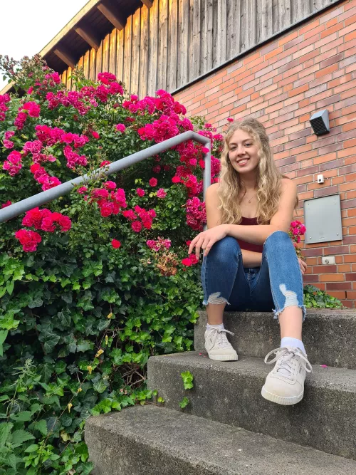 Do you think I look cute here by regalflora