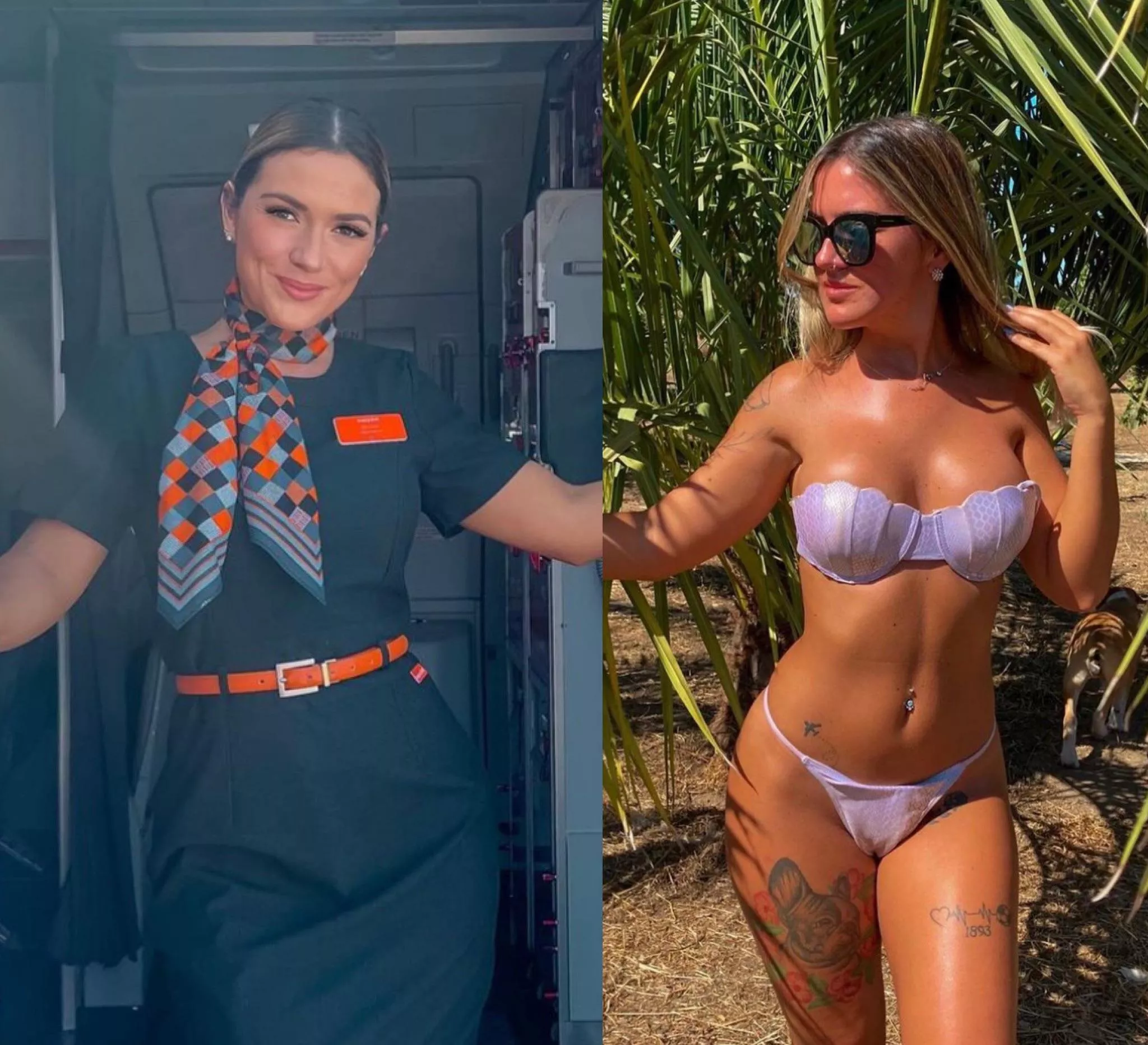 Hair down, lotion on posted by exitsierra