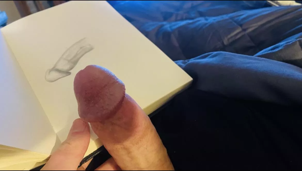 Horny while drawing. Can I draw yours too? posted by thecustomcontentguy