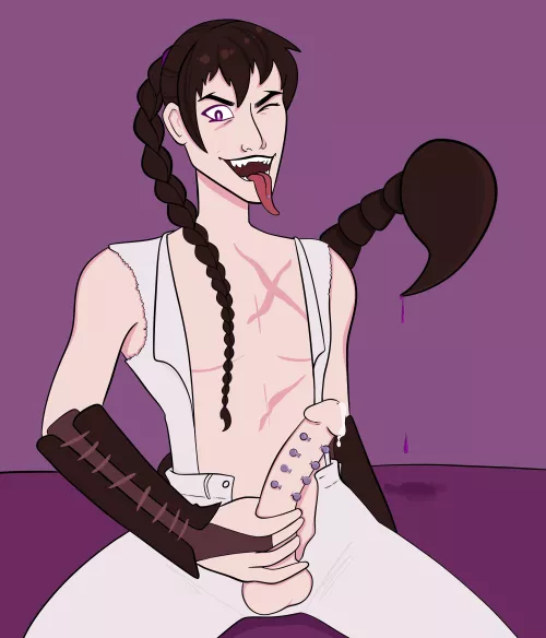 I don’t always draw Tyrian with a dick but when I do it’s pierced ✌️ by Candytoothart