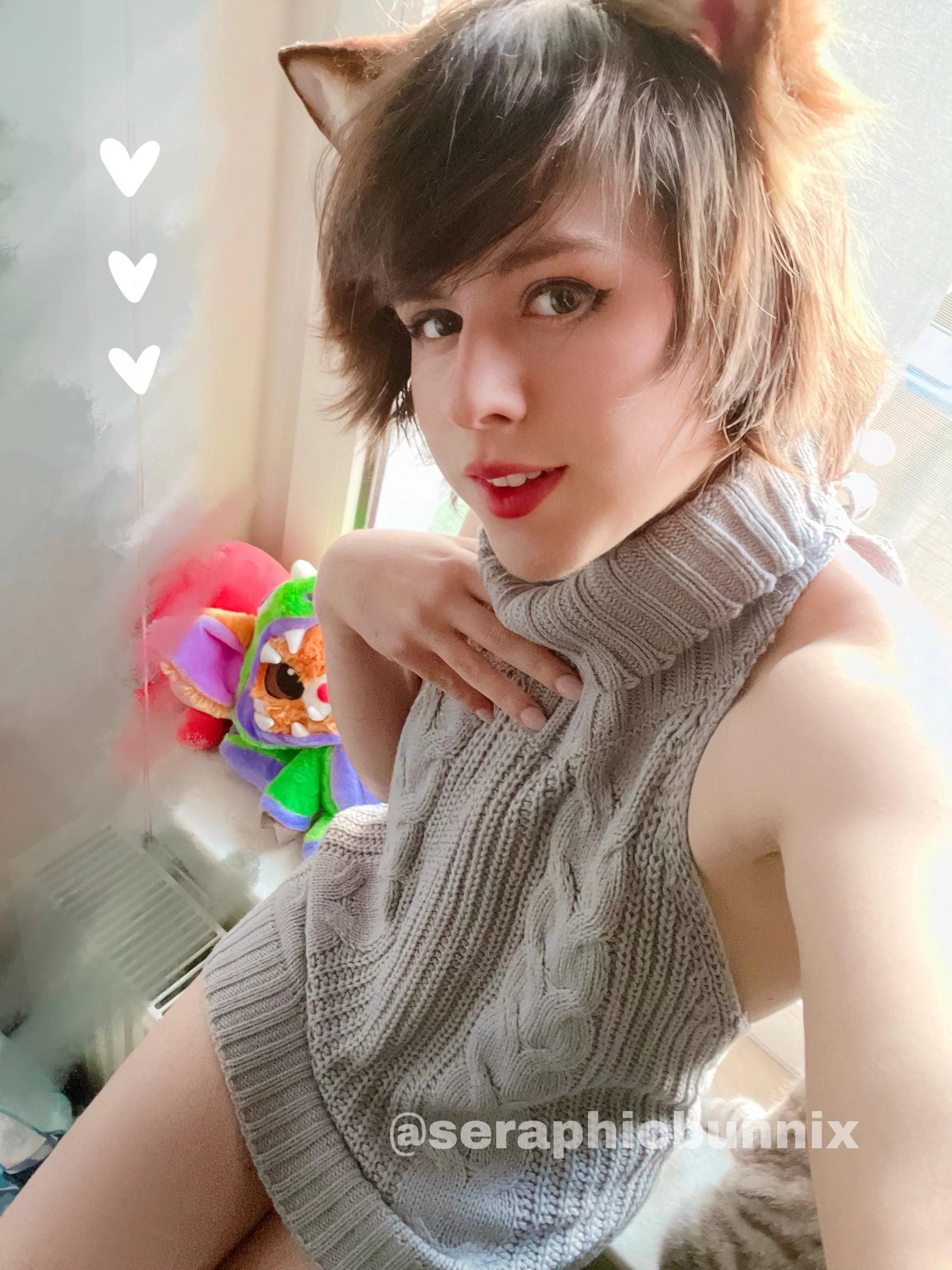 I hope you like my little sweater just as much as me :3 posted by seraphicbunnix
