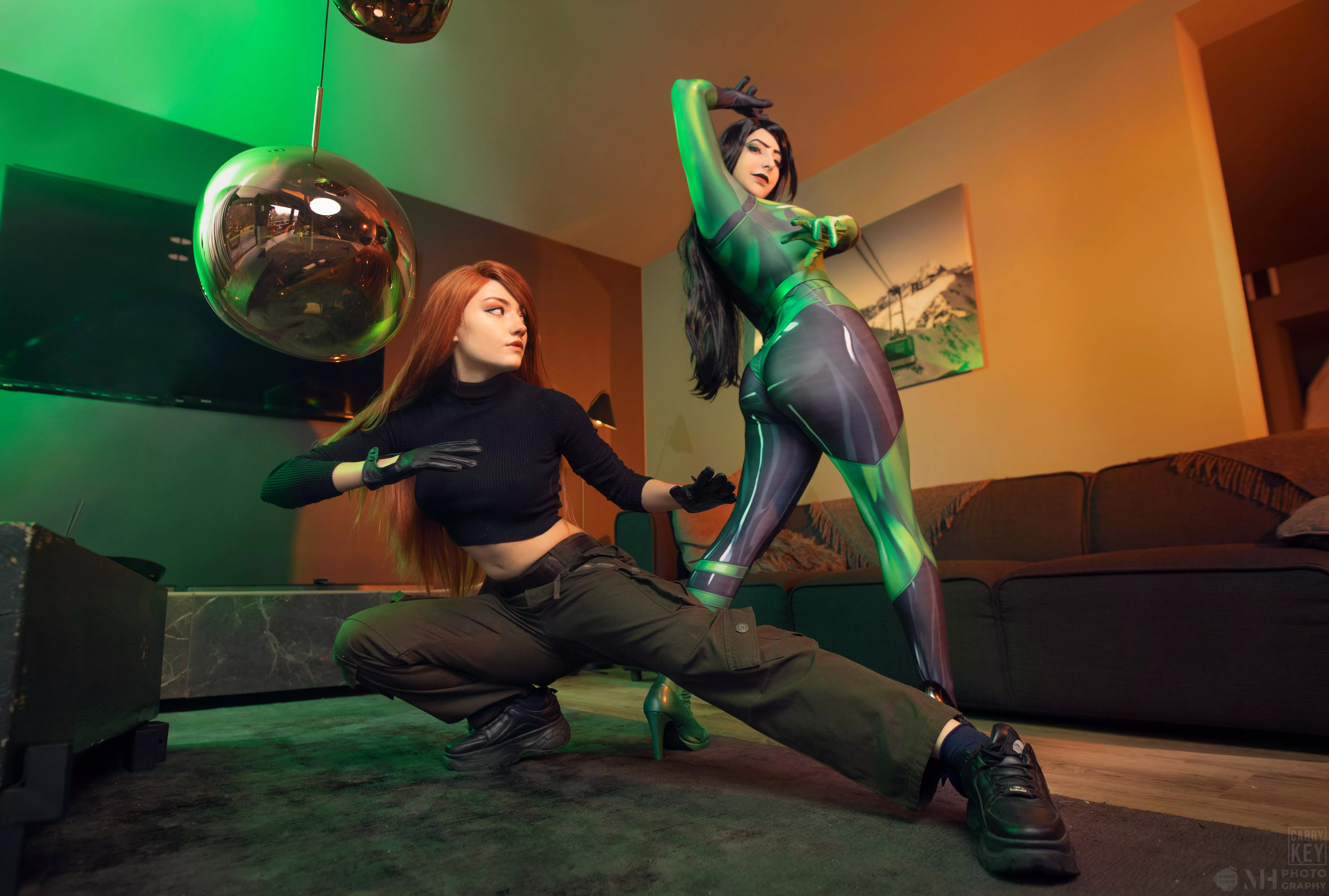 Kim Possible x Shego by CarryKey and MikomiHokina posted by gabanviii