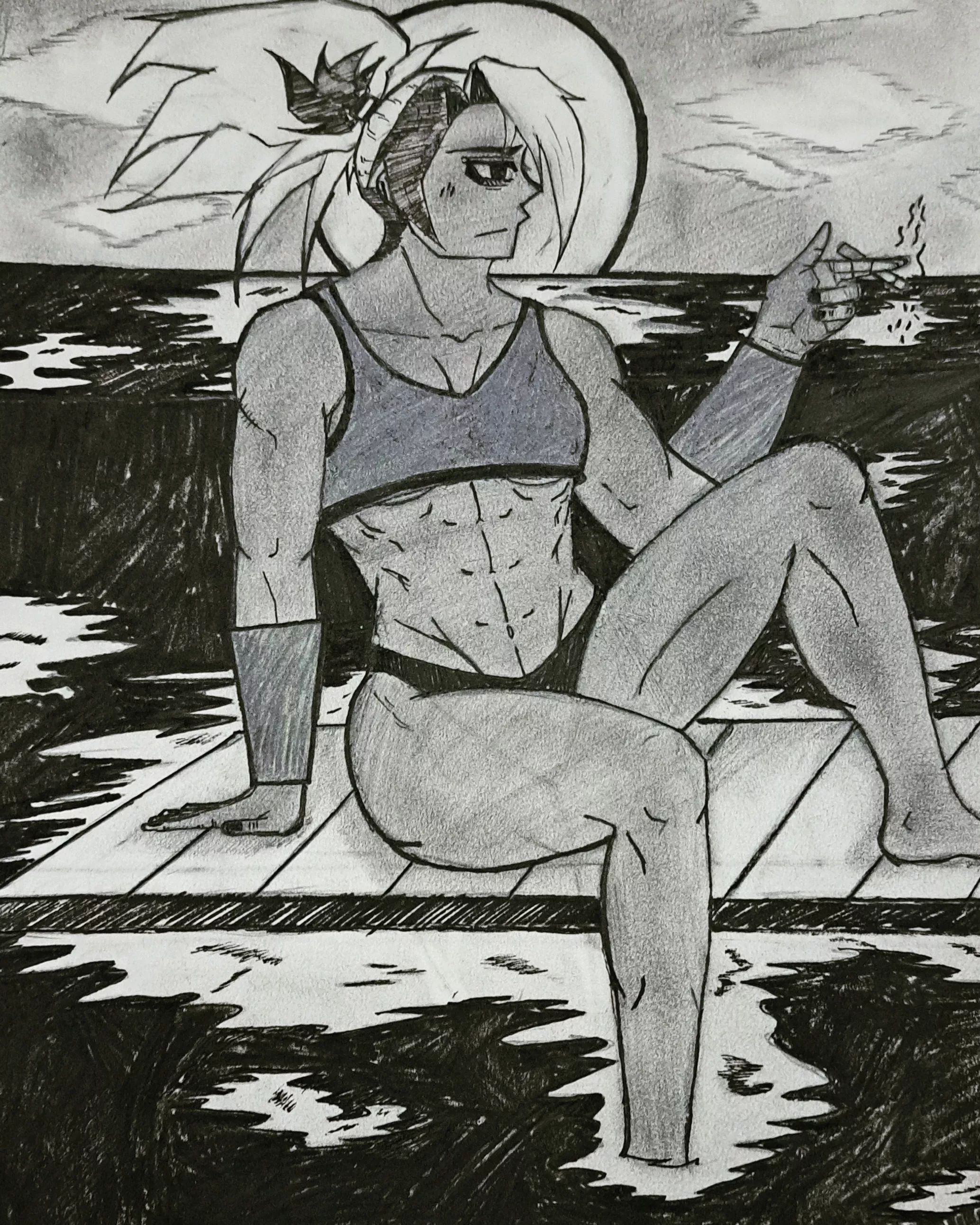 Lone Smoke [OC] @Neo-Ware posted by Rev-10