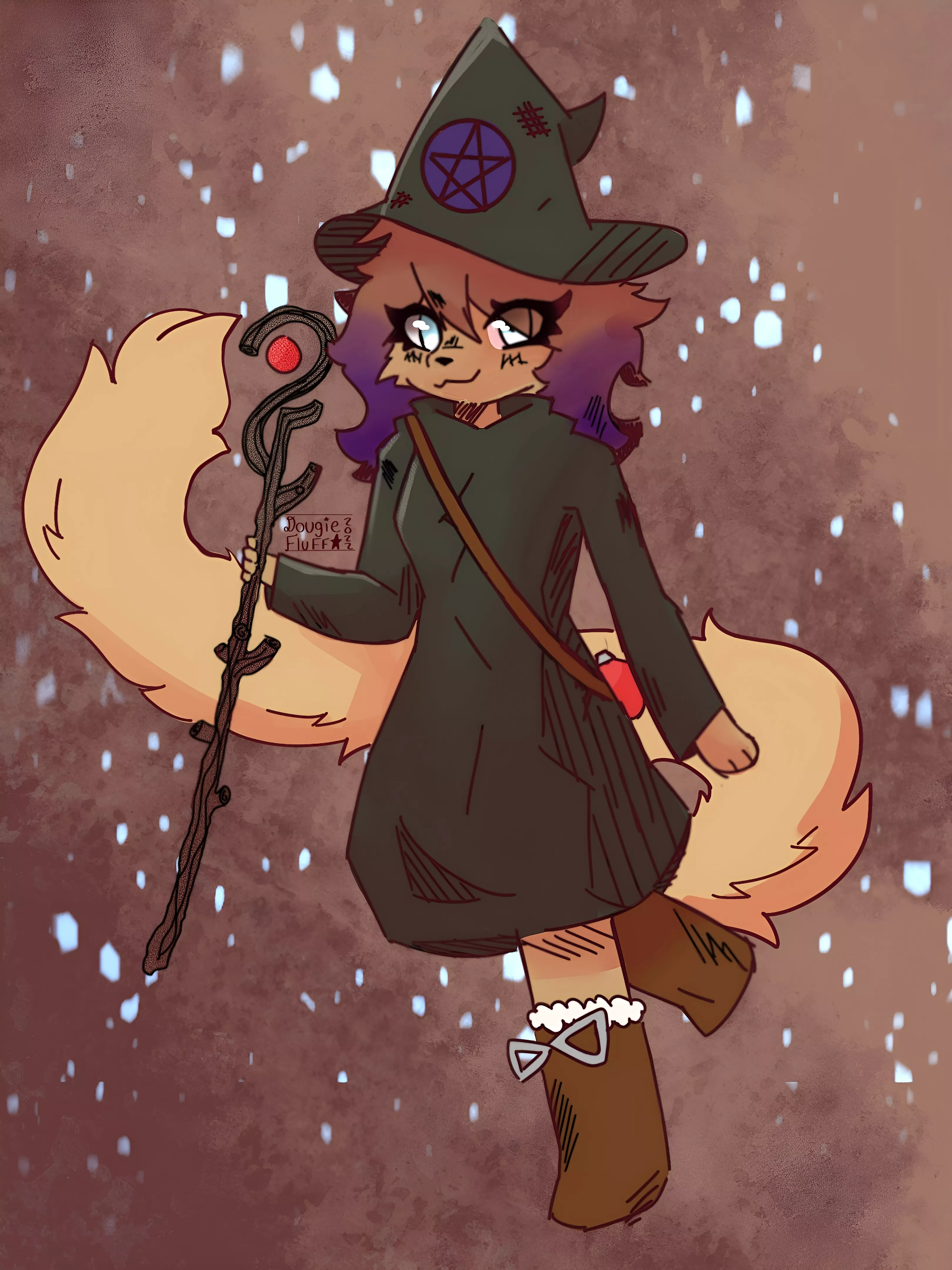 My sona as a dark and darker mage!! [Art by me] posted by Important-Volume8770
