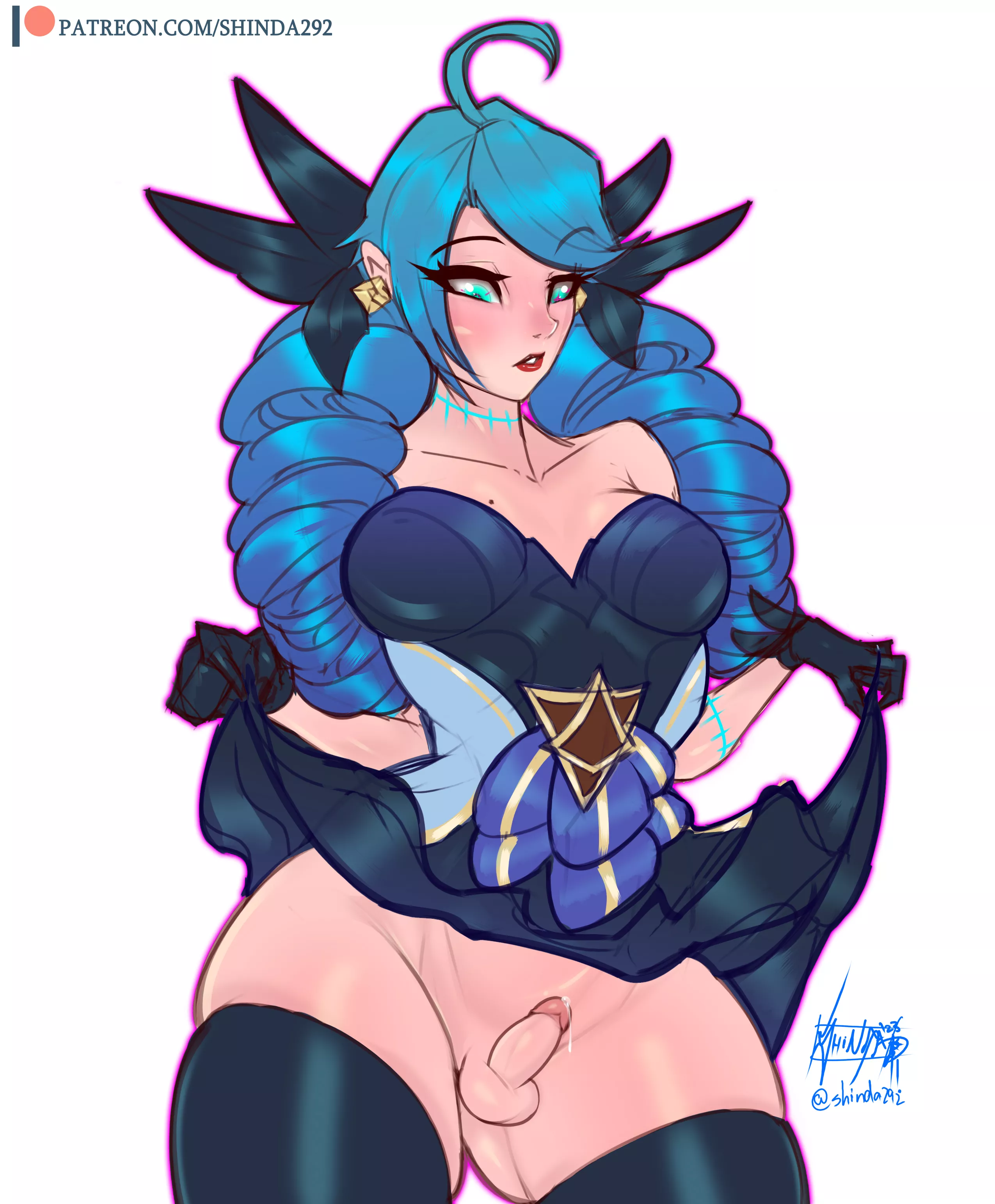 [OC] Futa Gwen sketch (Shinda292) posted by Shinda292