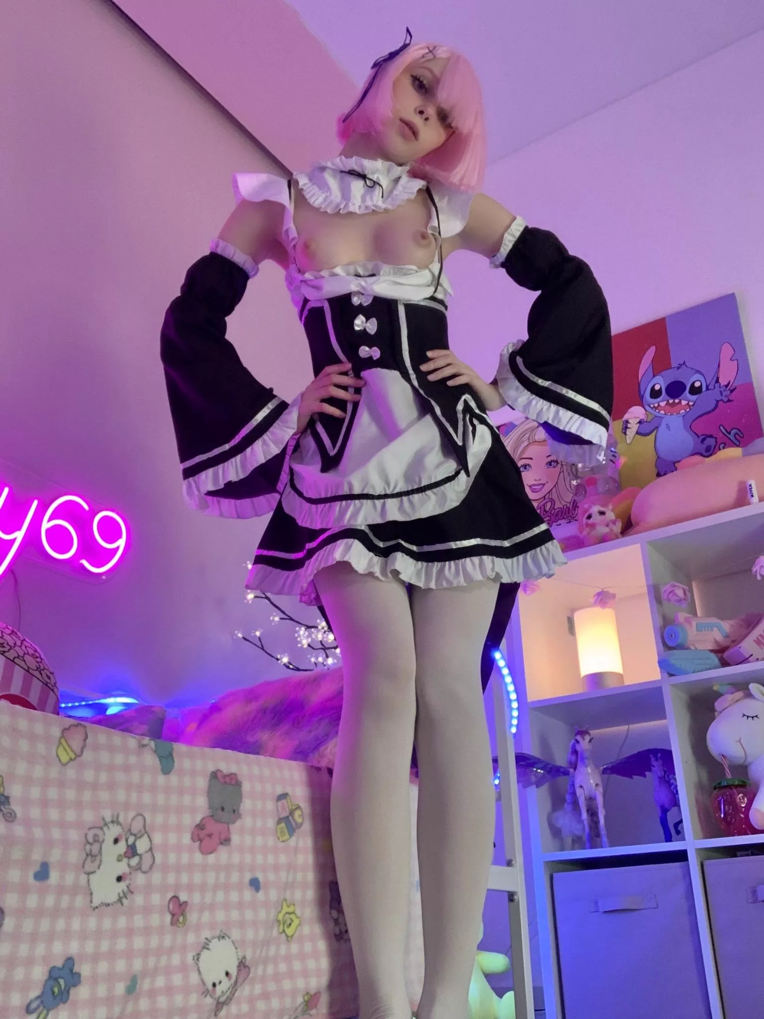 Ram from Re Zero by Little Kitty posted by sanaaqwereor