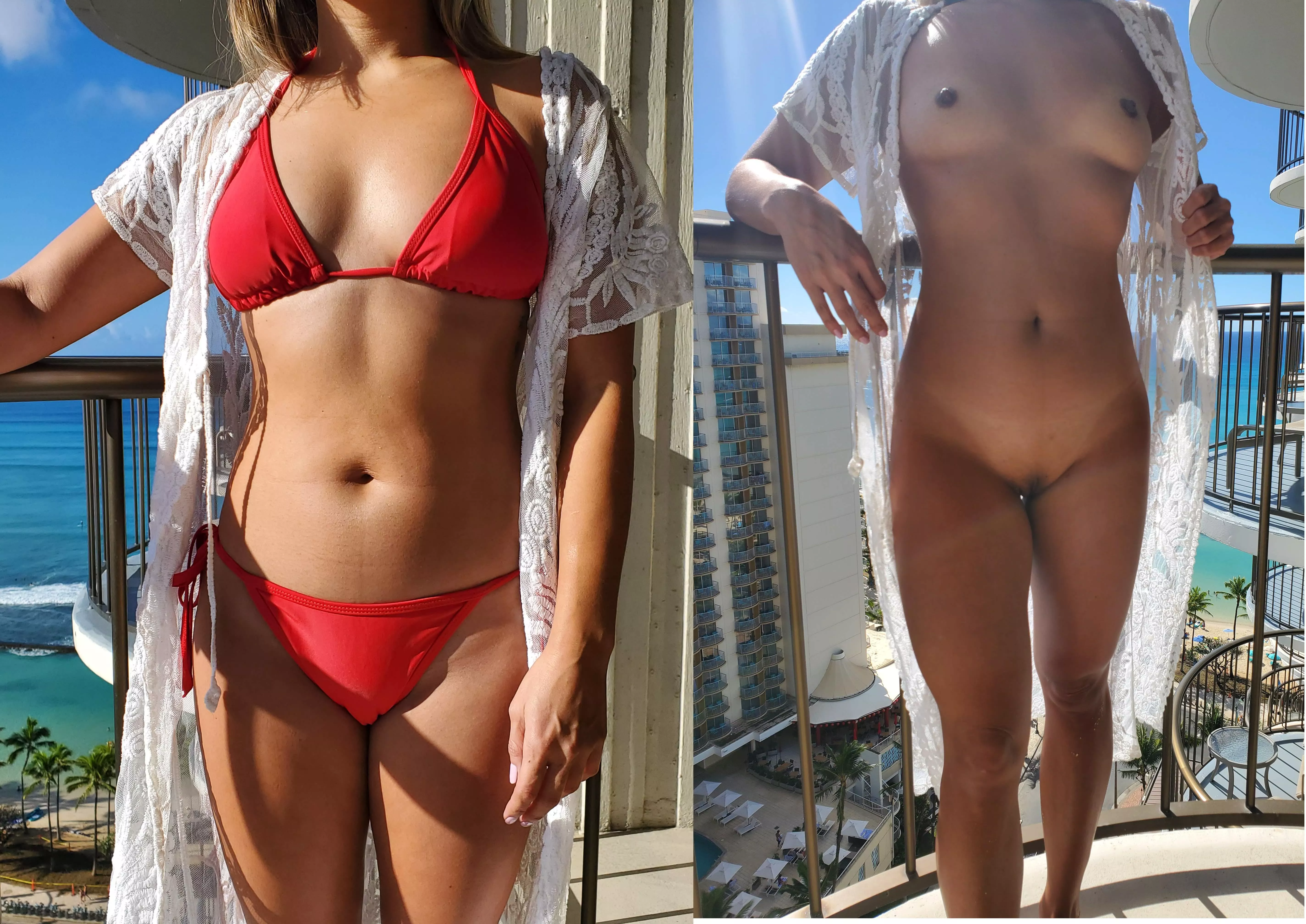 Two views of me on the same balcony, I am guessing there is one you prefer posted by queen-elektra