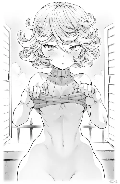 Wanna see what’s under Tatsumaki’s sweater? [One-Punch Man] (Mogudan) by DownyLivesMatter