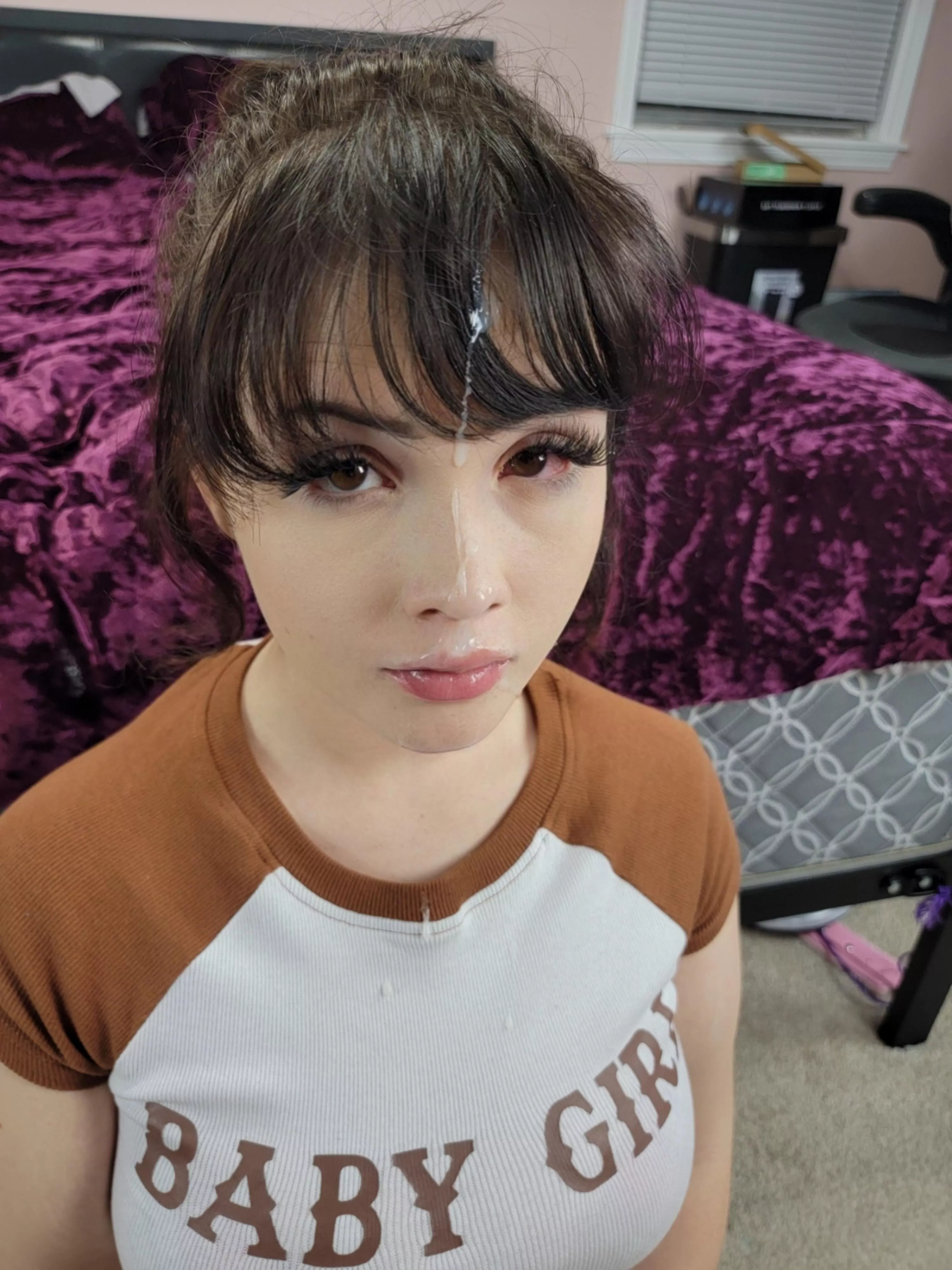 Well.... I got most of it in my mouth :D lol Abriebaby 18 years old posted by Mean_Guest7355