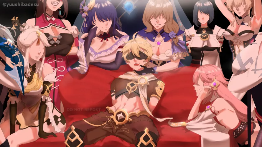 Why don't you let the mommies of Teyvat take care of you now~ by Need_for_NSFW