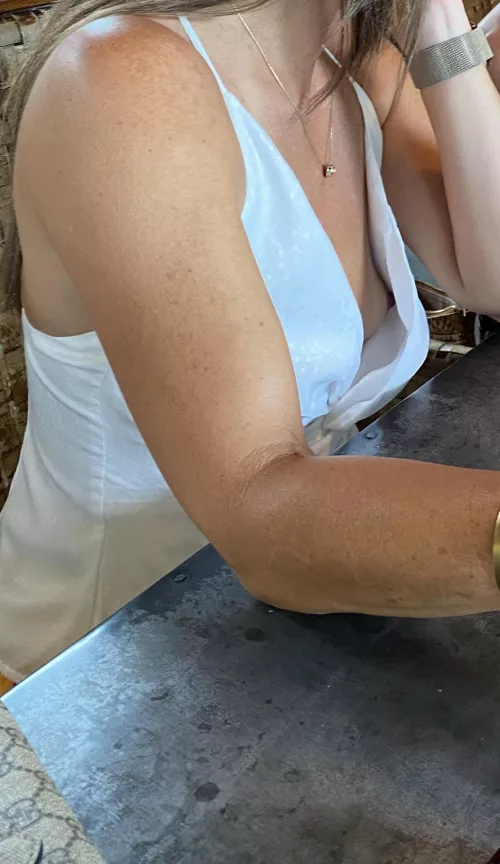 Wondered why waiter kept refilling my drink! by petitecovergirl