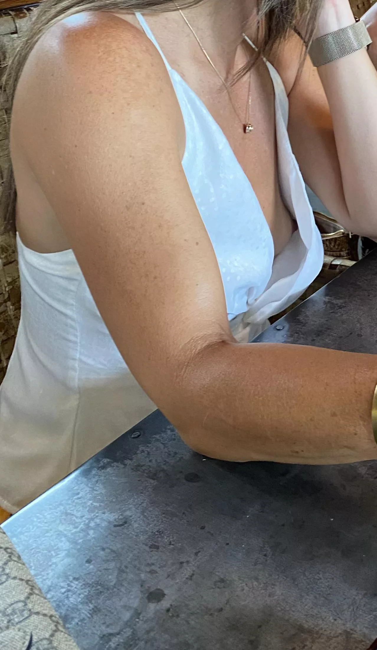 Wondered why waiter kept refilling my drink! posted by petitecovergirl