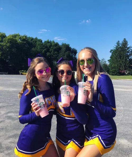 2, 1, 3. Girls in uniform by phant0macct