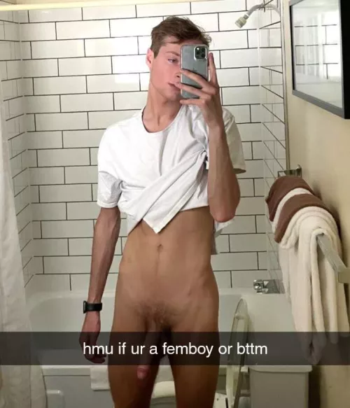 23 us top hung looking for smooth btms and femboys for a 3some ass and asl on add erismorn23 by [deleted]