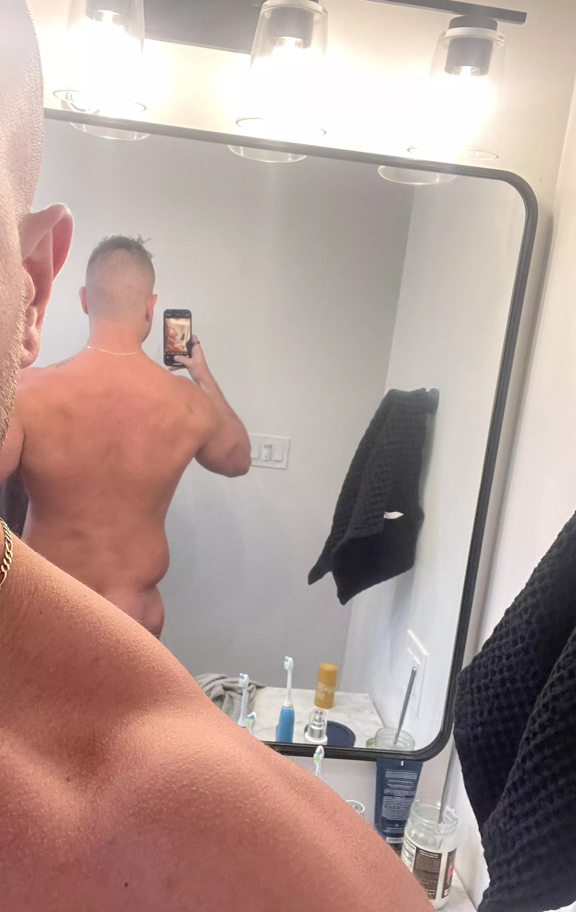 Anyone like dads fro(m) the back? posted by here2pley