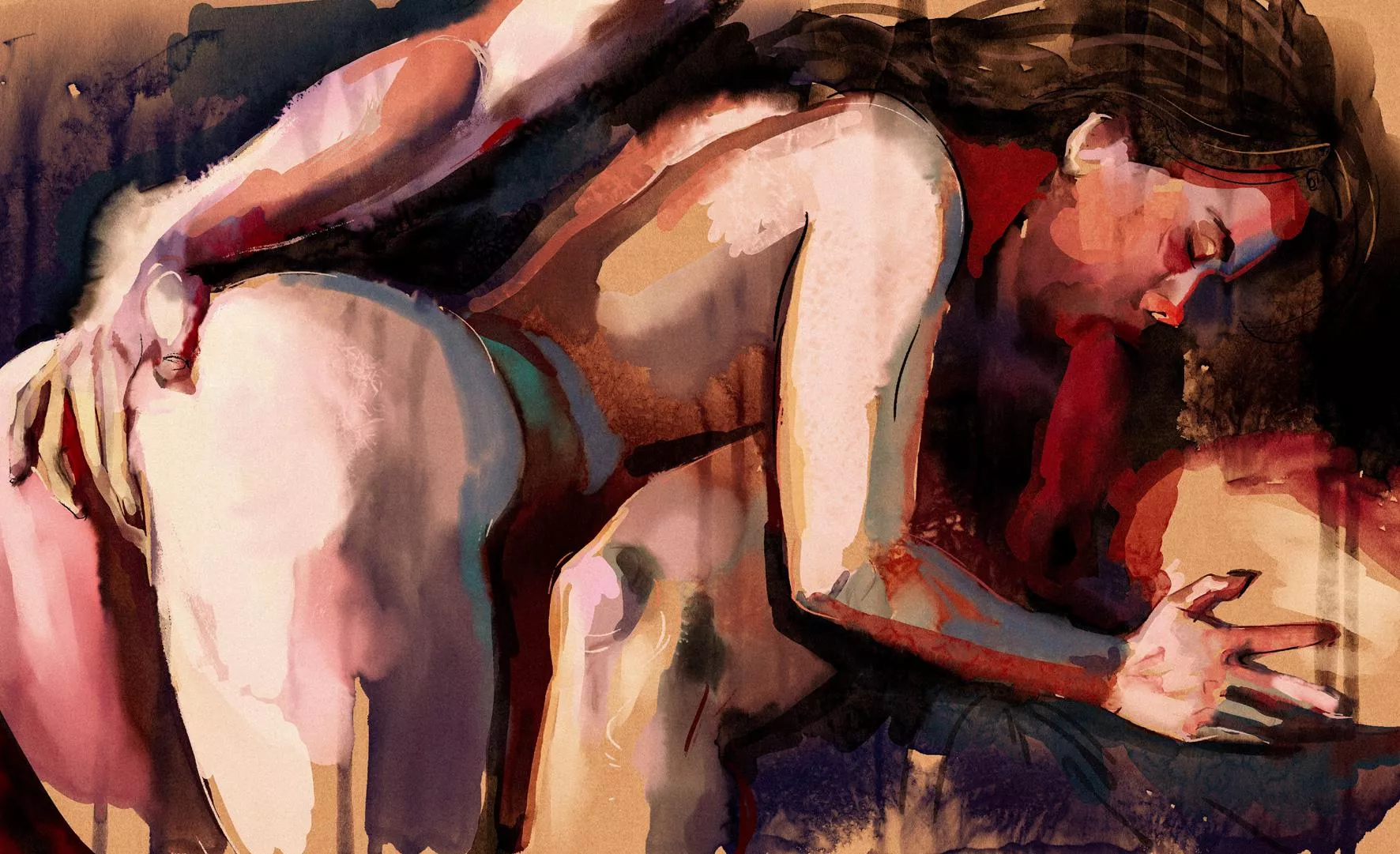 Blow, digital posted by valeria_ko_art