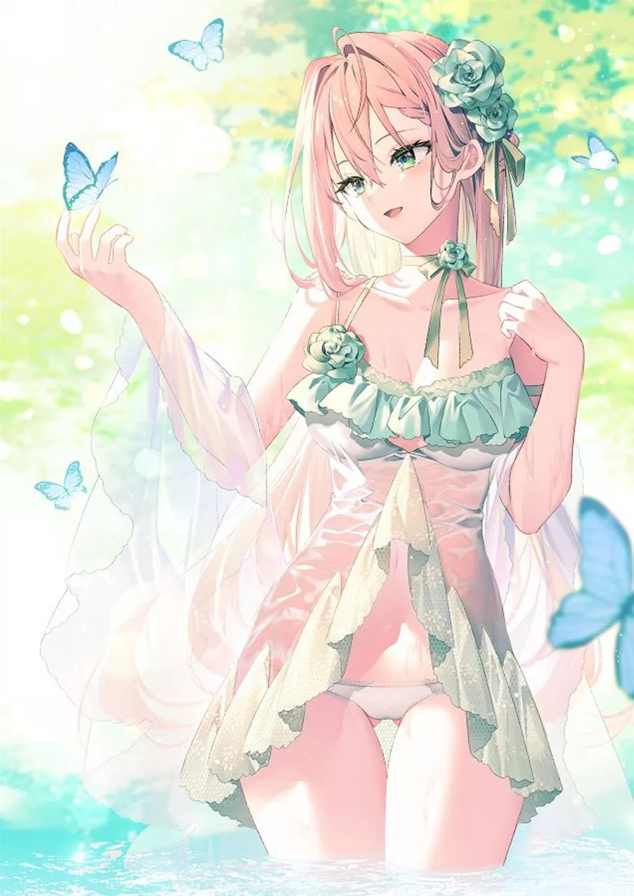 Blue Butterflies [Artist's Original] posted by CheetahSperm18