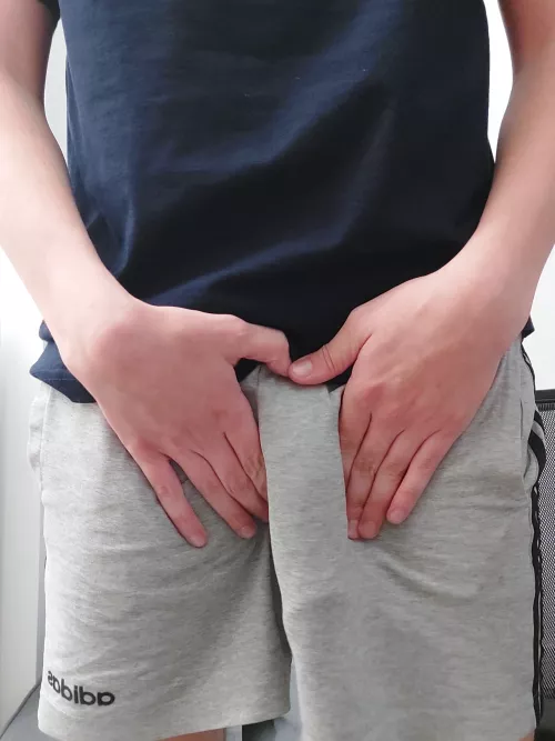 Bulging through the shorts by Reasonable_Swimmer14