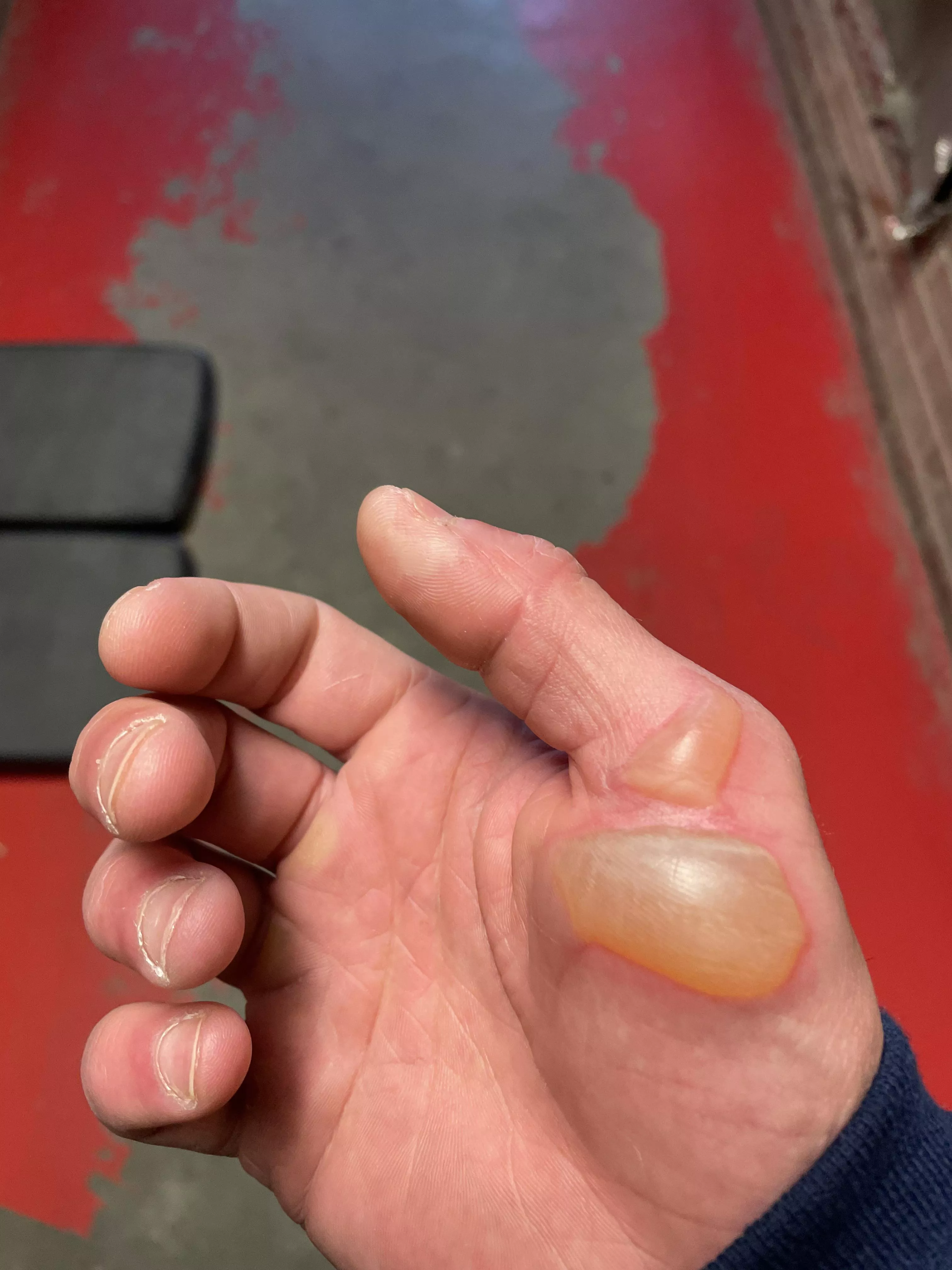 “Carefully” season your griddle top grill they said. posted by GwotTrapLord504