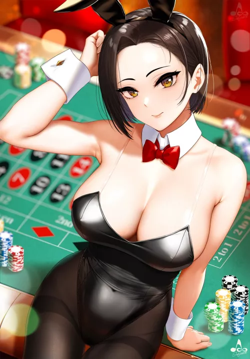 Casino Bunny Girl by CheetahSperm18