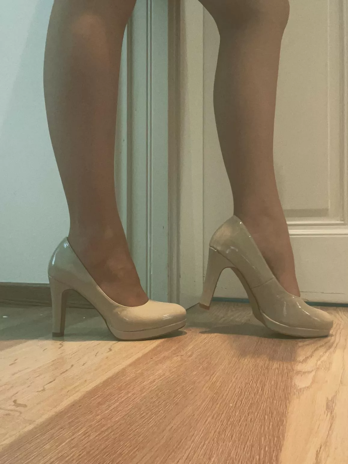 Classy beige heels posted by glazednymph