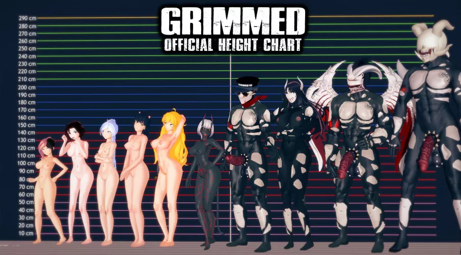 GRIMMED: Official Height Chart (Arrancon) by Arrancon