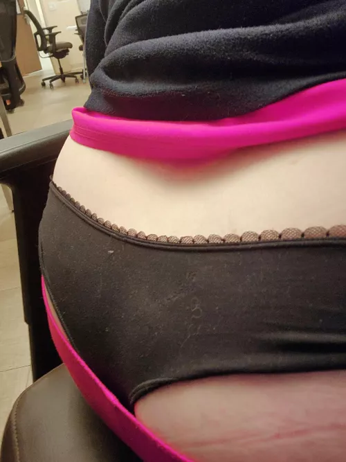 Having a little fun at work ;) by dddhotwife42