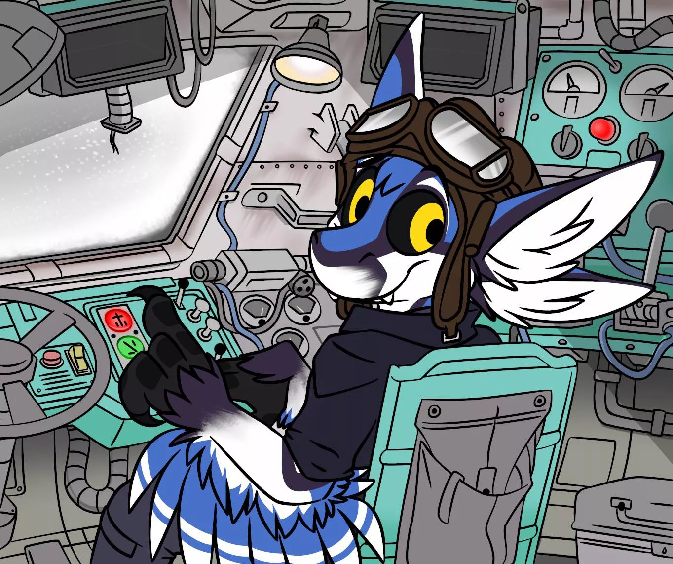 I'm up in space, man! (Comm for AltairAvali by me) posted by DirewaysParnuStCroix