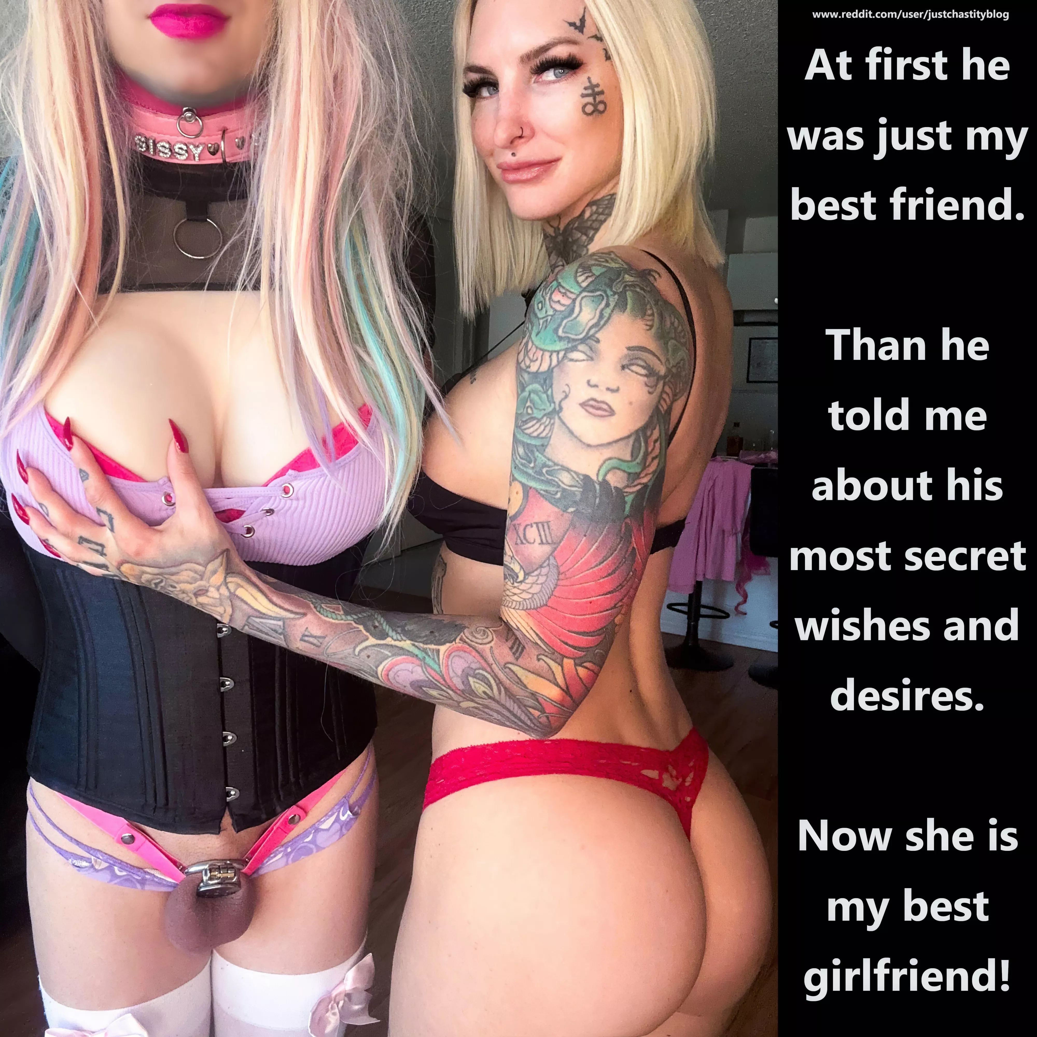 It is difficult to confide, but sometimes crowned with success! posted by justchastityblog