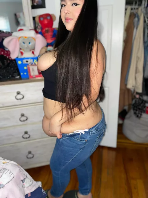 Jeans won’t button anymore 😮‍💨 by Alexandrafromnyc