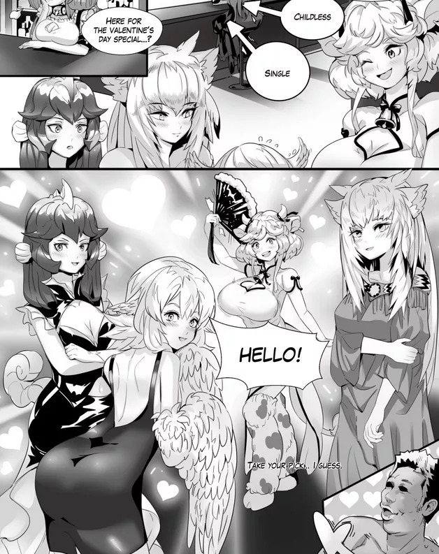 Monster girls dressed for success. Take your pick. posted by HatchWashere