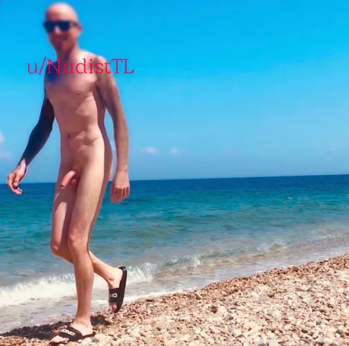 Naked walk on the beach 🏖️ can’t wait for summer 😎 by NudistTL