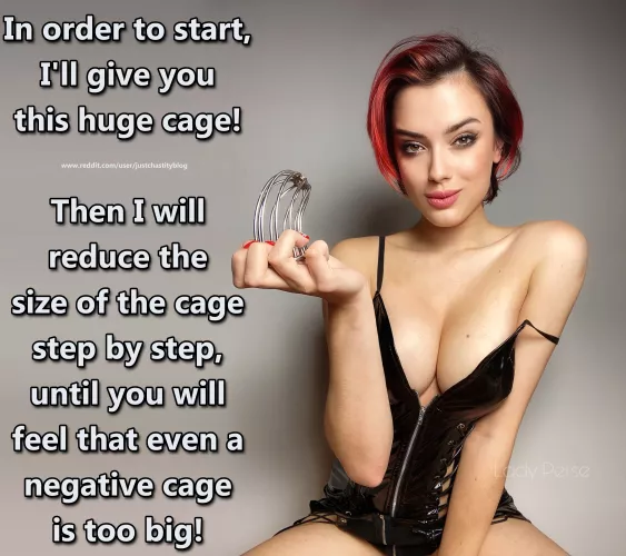 Now you know what to expect .... by justchastityblog