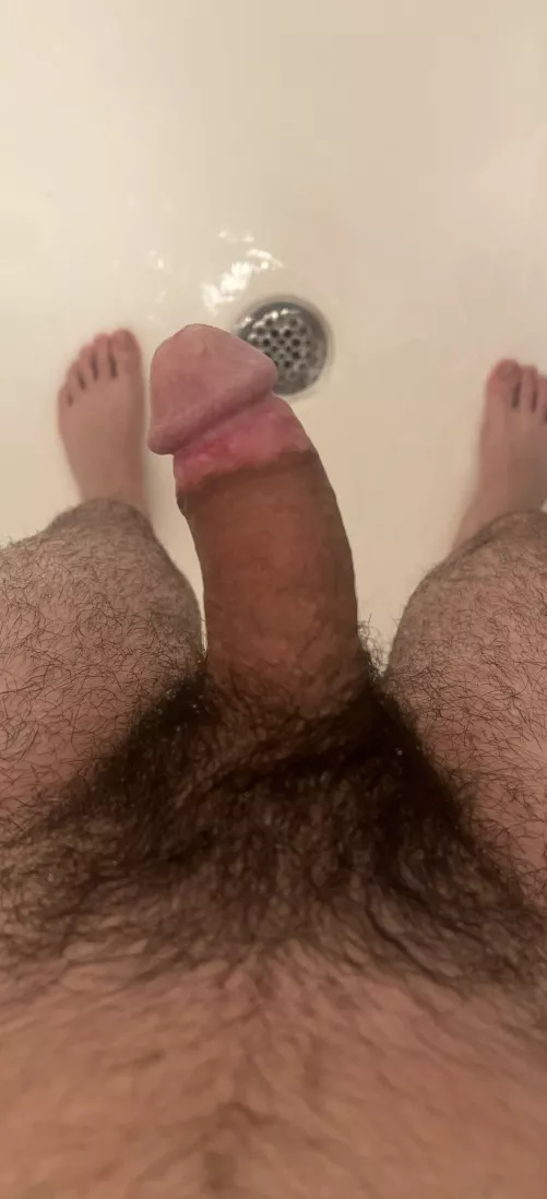 starting to get a softie in the shower by Free_Tone6716