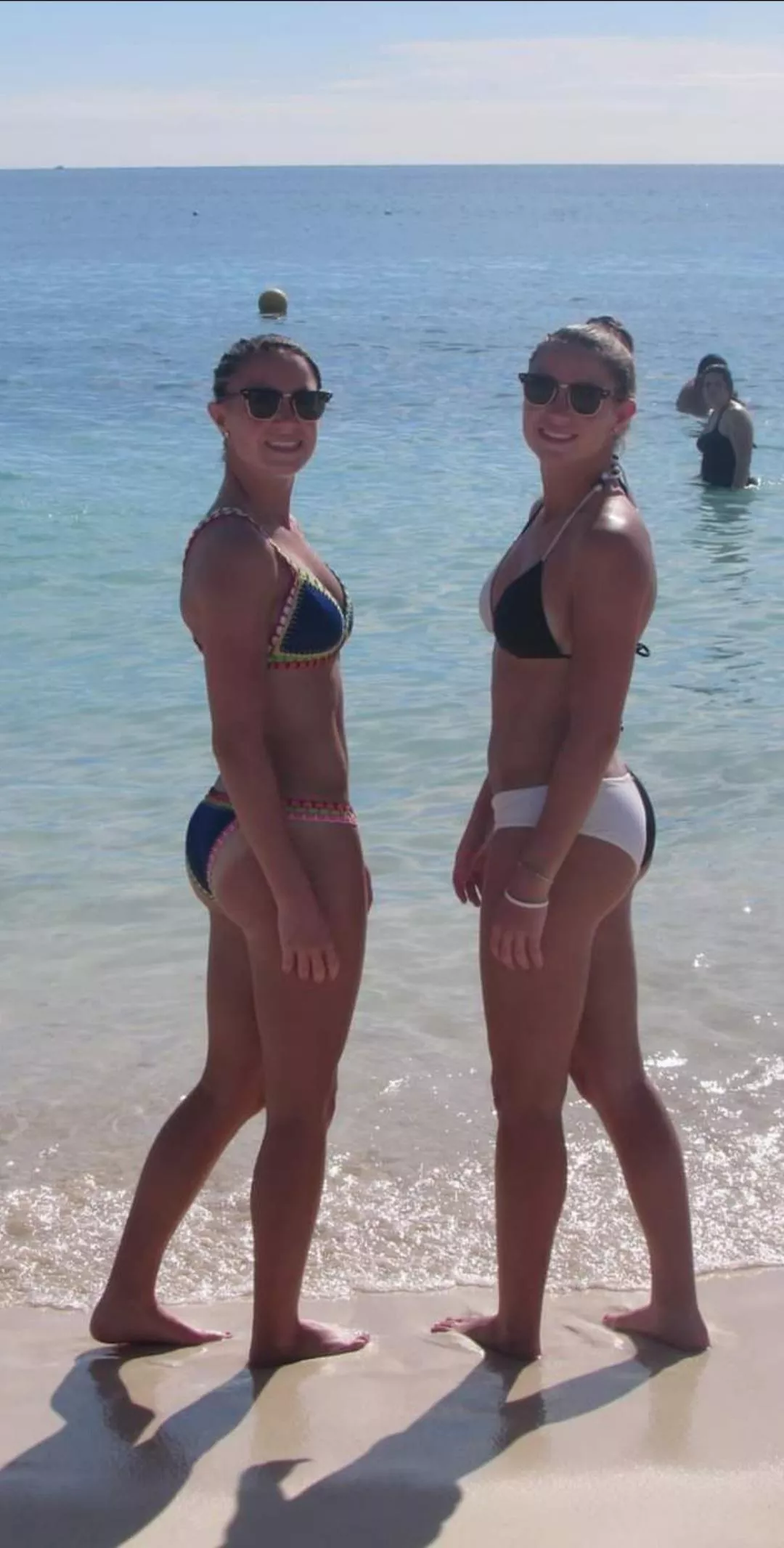 Twin college girls in their bathing suits (1 of 2) posted by nakedgirlisbestgirl