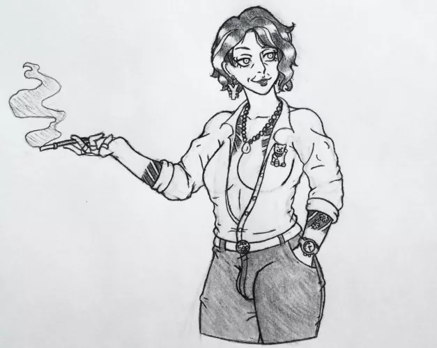 Yoku Kaneko, Matriarch of the Dreadful Onis (OC) [Art by me obviously] by BigFella4545