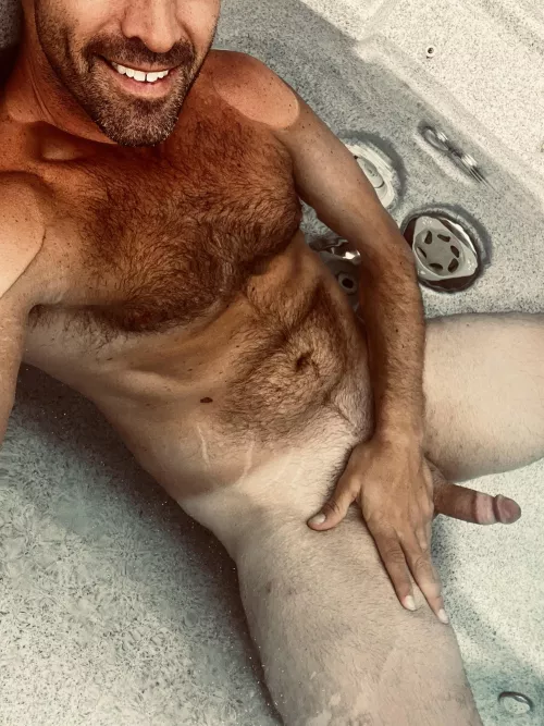 [42] I heard somewhere that bathing suits aren’t great for hot tubs. I’m gonna listen. by Masedco