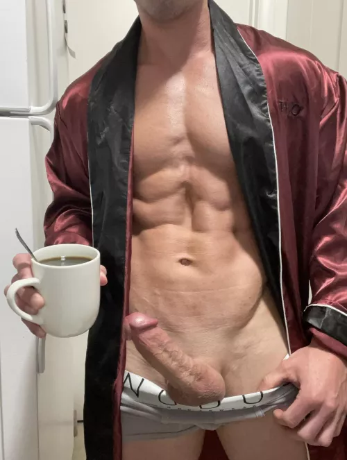 Be a good boy and come finish your breakfast by YourThor4