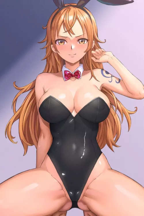 Bunny suit Nami by Gooner_61
