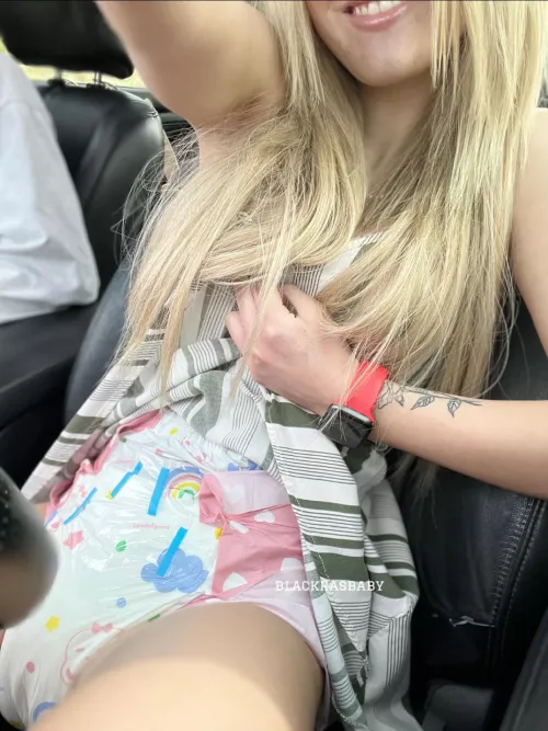 diapered car rides🚗 by Icy_Creme_158