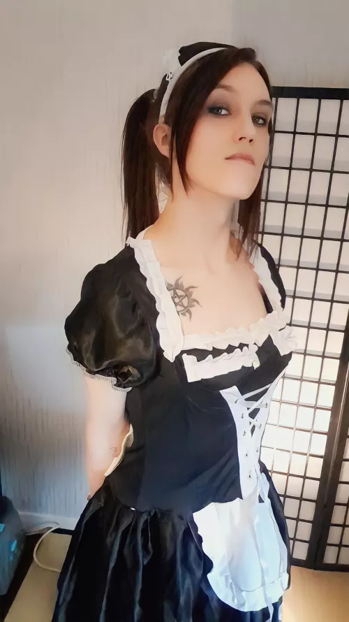 Do I make a cute maid? by postsissyslut