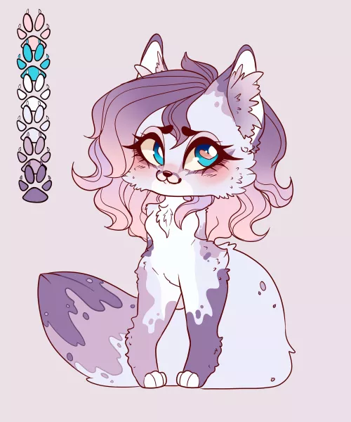 I made my first fursona by maudlxn