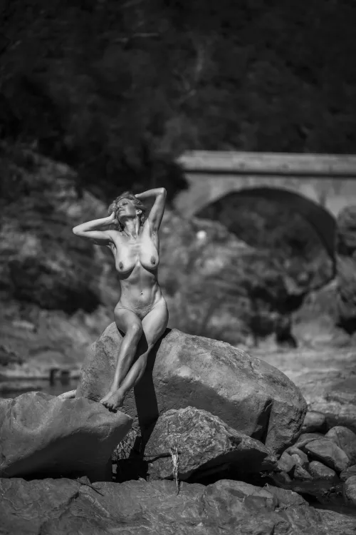 Loving life and my body for all its marks and lines by HelenSaunders