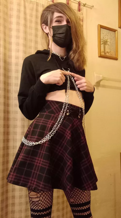 My current favorite goth outfit 🖤 by luccakitten